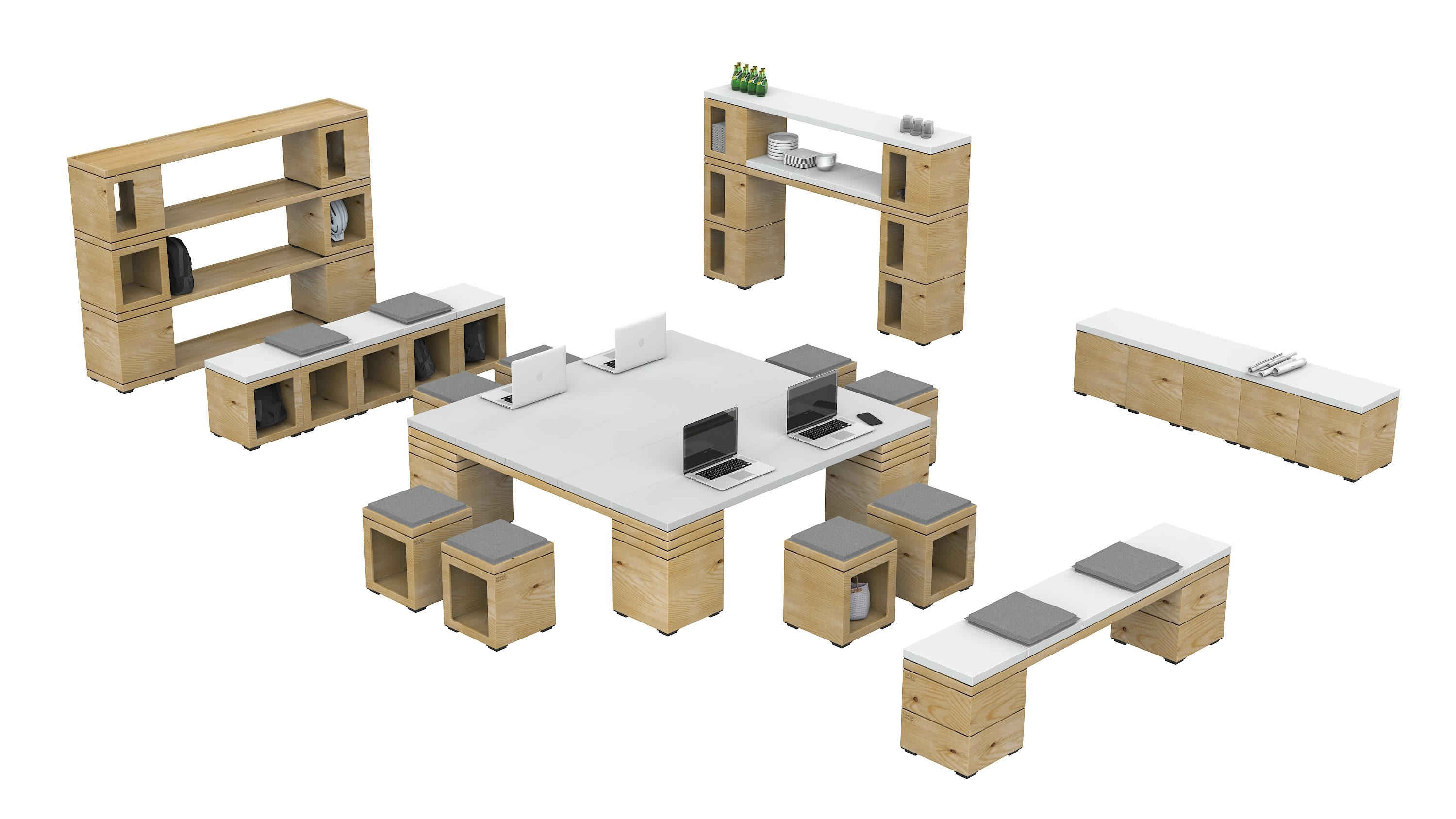 Teknion Bene Box - Boxes with 1 Opening